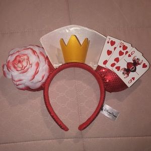 Disney Parks Queen of Hearts Ears Headband